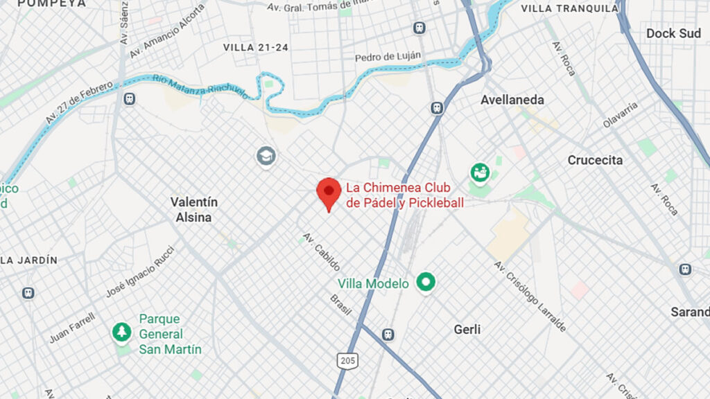 Ubicación de La Chimenea Club de Pádel y Pickleball